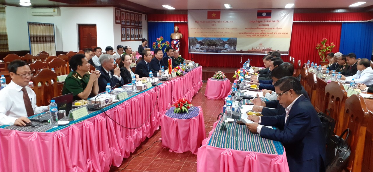 Hội đàm cấp cao giữa Đoàn Đại biểu tỉnh Thừa Thiên Huế và Đoàn Đại biểu tỉnh Sê Kông